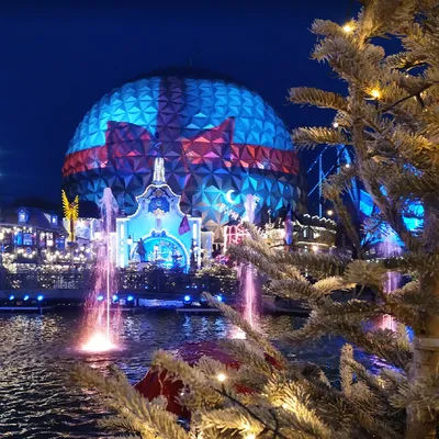 Europa Park Noël mapping boule sapin 2021